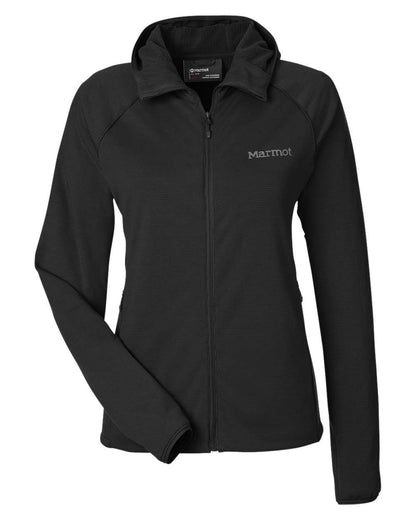 Marmot Women's Leconte Full Zip Hooded Jacket M15393 #color_Black