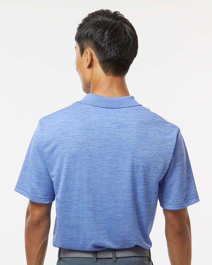 Paragon Men's Dakota Striated Heather Polo 130 #colormdl_Peri Blue Heather