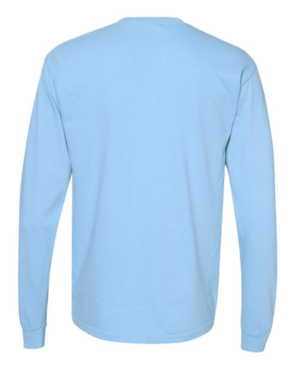 Comfort Colors Unisex Garment-Dyed Heavyweight Long Sleeve T-Shirt 6014 #color_Hydrangea