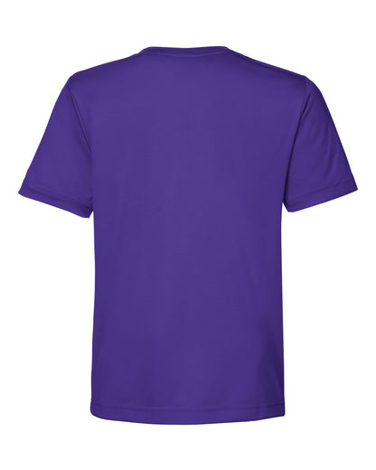 CORE365 Youth Capital Performance T-Shirt CE10Y #color_Campus Purple