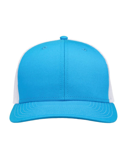 The Game Everyday Trucker Cap GB452E #color_Aqua Blue/ White