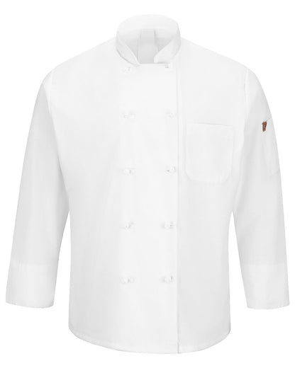 Chef Designs Mimix™ Ten Knot Button Chef Coat with OilBlok 044X Chef Designs Mimix™ Ten Knot Button Chef Coat with OilBlok 044X