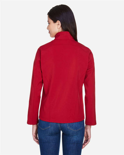 CORE365 Women's Cruise Two-Layer Fleece Bonded Soft Shell Jacket 78184 #colormdl_Classic Red