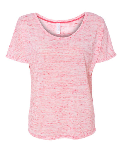 BELLA + CANVAS Women’s Slouchy Tee 8816 #color_Red Marble