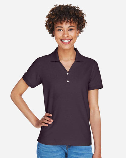 Devon & Jones Women's Pima Piqué Polo D100W #colormdl_Espresso