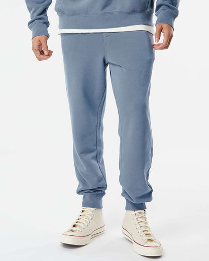 Independent Trading Co. Unisex Pigment-Dyed Fleece Sweatpants PRM50PTPD #colormdl_Pigment Slate Blue