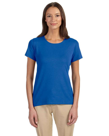 Devon & Jones Women's Perfect Fit™ Shell T-Shirt DP182W #colormdl_French Blue