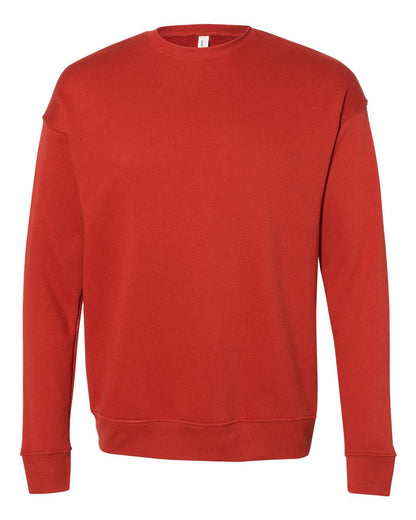 BELLA + CANVAS Sponge Fleece Drop Shoulder Crewneck Sweatshirt 3945 #color_Brick