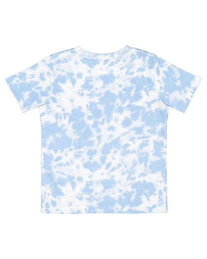 Rabbit Skins Toddler Fine Jersey Tee - Extended Colors 3321EX #color_Sky Tie Dye