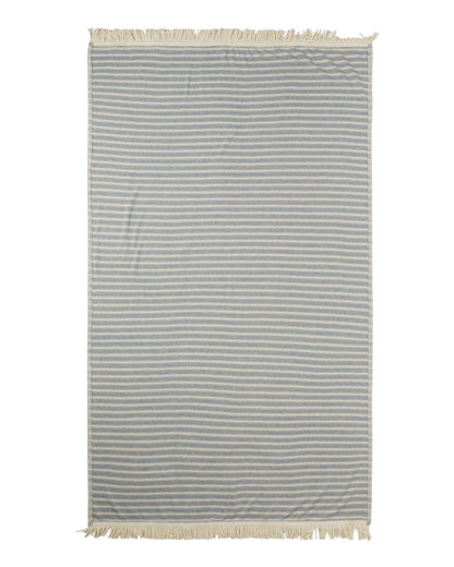 J. America Baja Blanket 8691 #color_Natural/ Mist Blue