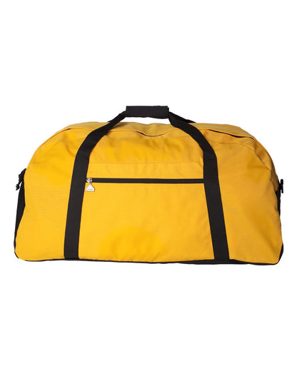 Augusta Sportswear Large Ripstop Duffel Bag 1703 #color_Gold/ Black