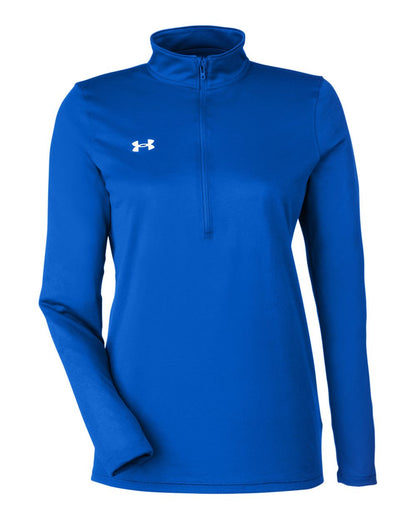 Under Armour Women's Team Tech™ Half-Zip Pullover 1376862 #color_Royal/ White