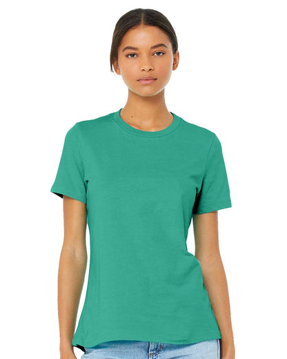 BELLA + CANVAS Women’s Relaxed Jersey Tee 6400 #colormdl_Teal