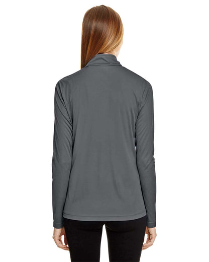 Team 365 Women's Zone Performance Quarter-Zip Pullover TT31W #colormdl_Sport Graphite