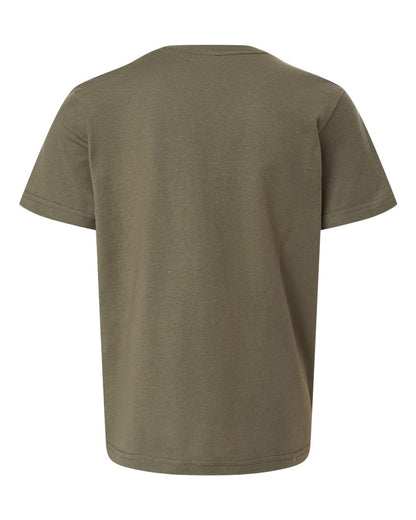 Tultex Youth Fine Jersey T-Shirt 235 #color_Military Green