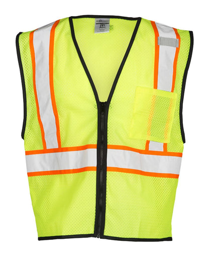 Kishigo Unisex Chemically Treated Contrast Mesh Vest FM527-528 Kishigo Unisex Chemically Treated Contrast Mesh Vest FM527-528