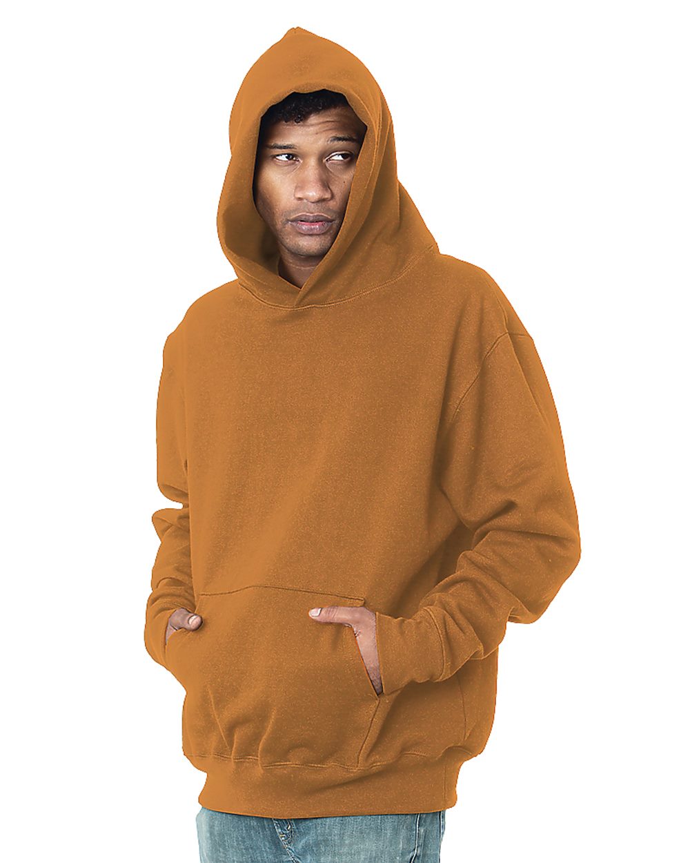 Bayside USA-Made Super Heavy Oversized Hooded Sweatshirt 4000