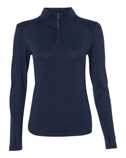 Badger Women’s Lightweight Quarter-Zip Pullover 4286 #color_Navy