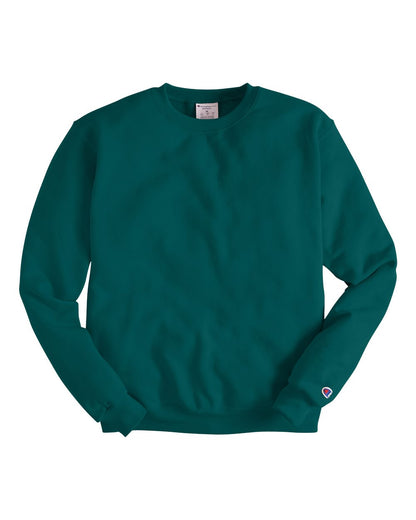 Champion Powerblend® Crewneck Sweatshirt S600 #color_Emerald Green