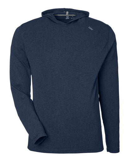 TASC Performance Inc Men's Carrollton Lightweight Hooded Long Sleeve T-Shirt TM405H #color_Classic Navy Heather