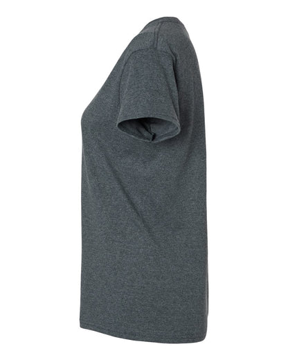Gildan Women's Ultra Cotton® T-Shirt 2000L #color_Dark Heather