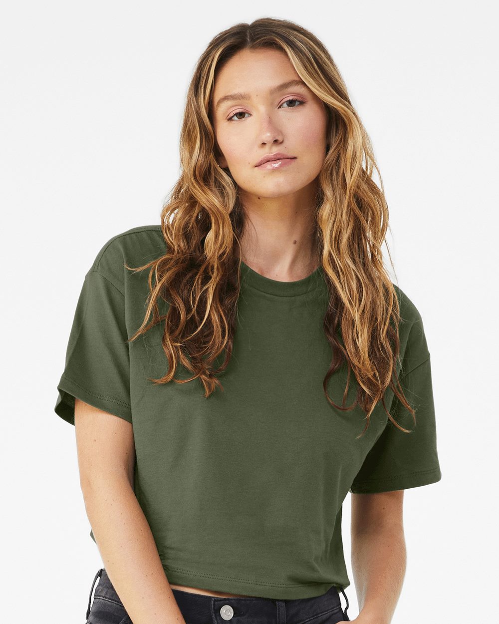 BELLA + CANVAS Women's Jersey Crop Tee 6482