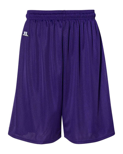 Russell Athletic Men's 9" Dri-Power® Tricot Mesh Shorts 659AFM #color_Purple