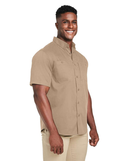Harriton Men's Advantage IL Short Sleeve Work Shirt M585 #colormdl_Khaki
