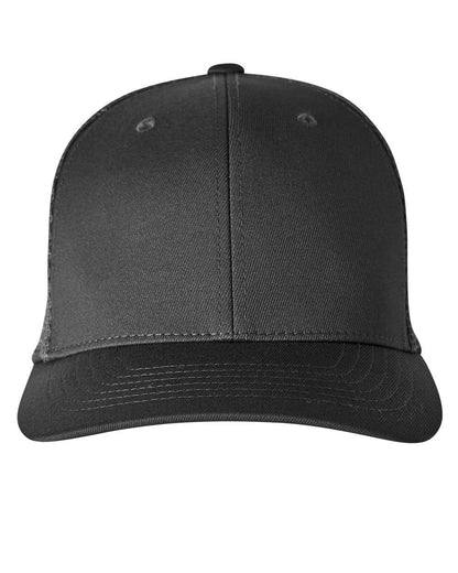 Puma Golf 110 Snapback Trucker Cap 22675 #color_Puma Black/ Puma Black