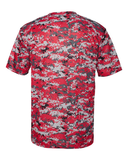 Badger Digital Camo T-Shirt 4180 #color_Red Digital