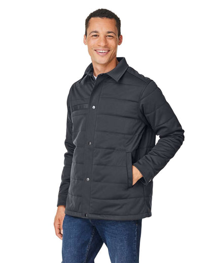 Harriton Unisex Guardian Soft Shell Chore Coat M821 #colormdl_Dark Charcoal