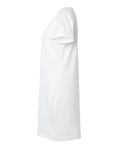 LAT Women's Fine Jersey V-Neck Coverup 3522 #color_White