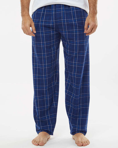 Boxercraft Harley Flannel Pants BM6624 #colormdl_Navy Field Day Plaid