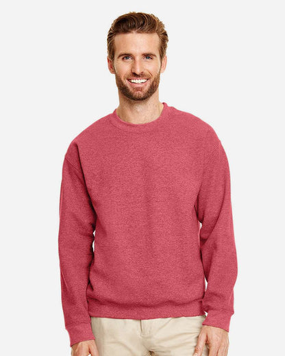 Gildan Unisex Heavy Blend™ Crewneck Sweatshirt 18000 #colormdl_Heather Scarlet Red