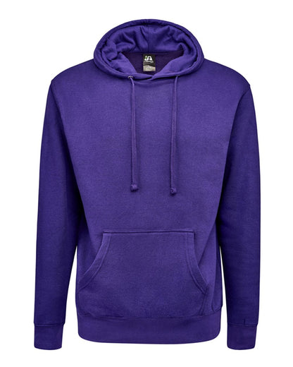 J. America Unisex BTB Fleece Hooded Sweatshirt 8720 #color_Purple