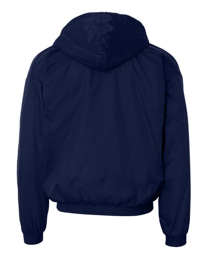 Augusta Sportswear Fleece Lined Hooded Jacket 3280 #color_Navy