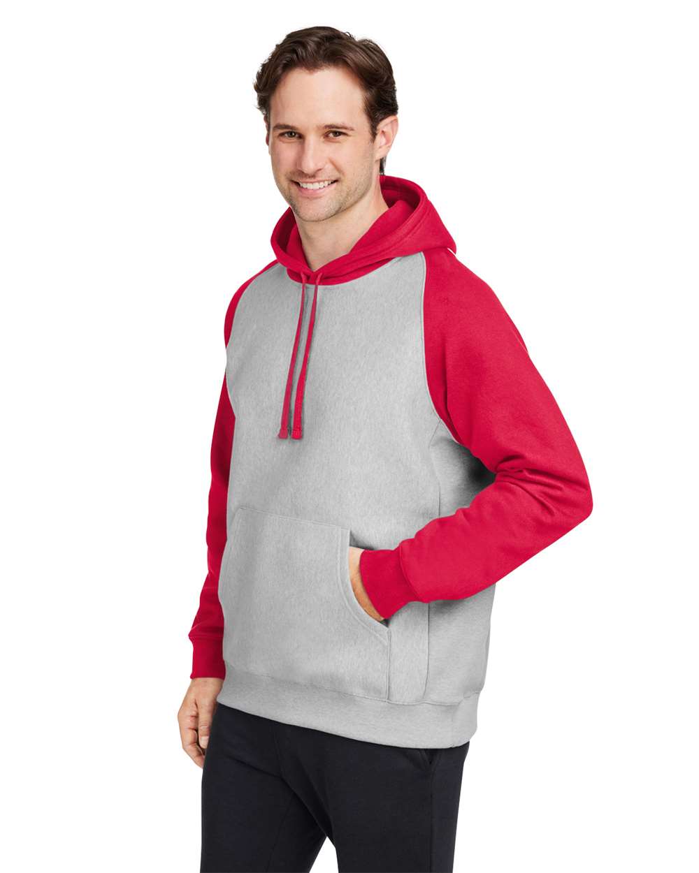 #colormdl_Athletic Heather/ Sport Red