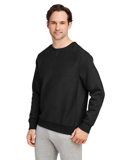 Team 365 Unisex Zone HydroSport™ Heavyweight Crewneck Sweatshirt TT98 #colormdl_Black
