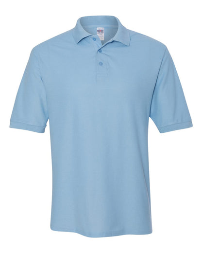 JERZEES Men's Easy Care™ Piqué Polo 537MR #color_Light Blue