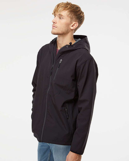 Independent Trading Co. Poly-Tech Soft Shell Jacket EXP35SSZ #colormdl_Black