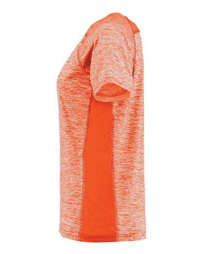Holloway Women's Electrify CoolCore® V-Neck T-Shirt 222771 #color_Orange Heather