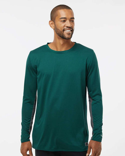 Oakley Men's Team Issue Hydrolix Long Sleeve T-Shirt FOA402992 #colormdl_Team Fir