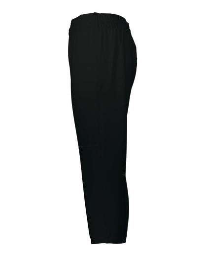 Augusta Sportswear Youth Gamer Pull-Up Baseball Pants 6849 #color_Black