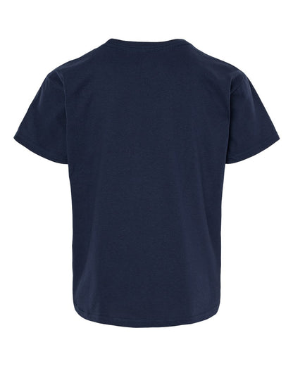 Gildan Youth Light Cotton T-Shirt 3000B #color_Navy