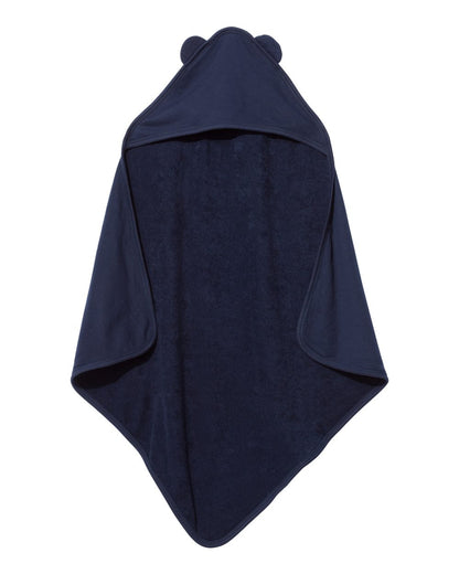Rabbit Skins Terry Cloth Hooded Towel with Ears 1013 #color_Navy