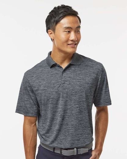 Paragon Men's Dakota Striated Heather Polo 130 #colormdl_Black Heather