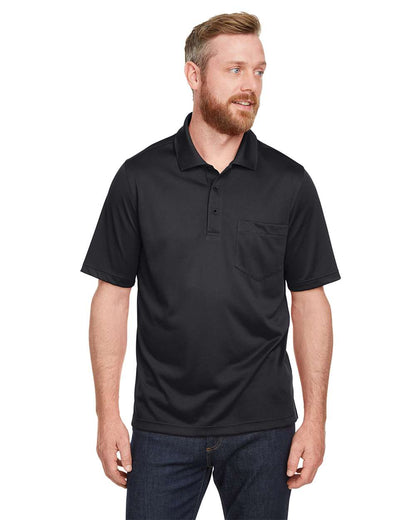 Harriton Men's Advantage Snag Protection Plus IL Pocket Polo M348P #colormdl_Black