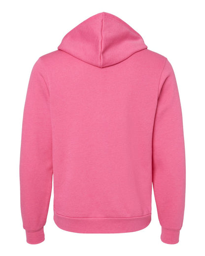 BELLA + CANVAS Sponge Fleece Hoodie 3719 #color_Heather Charity Pink