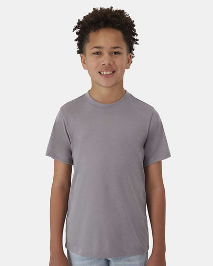 Hanes Youth Cool DRI® Cotton Touch T-Shirt 484Y #colormdl_Graphite