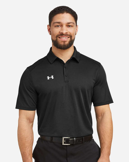 Under Armour Men's Tech™ Polo 1370399 #colormdl_Black/ White